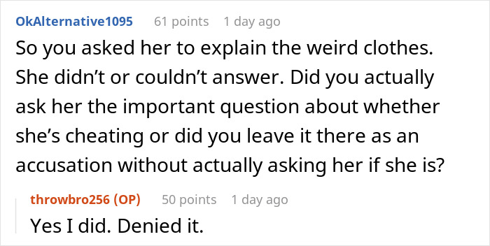 Guy Inexplicably Keeps Finding Other Men’s Clothes In His House After Being Away, Wife Has No Idea Guy Inexplicably Keeps Finding Other Men’s Clothes In His House After Being Away, Wife Has No Idea