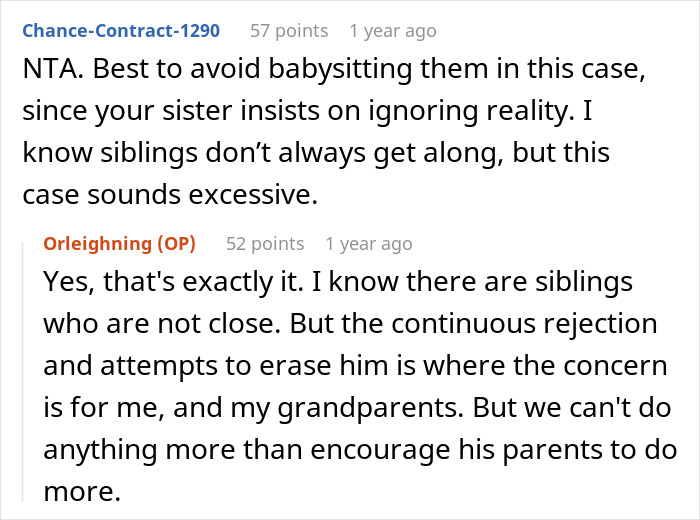 Woman Refuses To Babysit Nephews Until Their Mom Addresses The Serious Problem They Have Woman Refuses To Babysit Nephews Until Their Mom Addresses The Serious Problem They Have