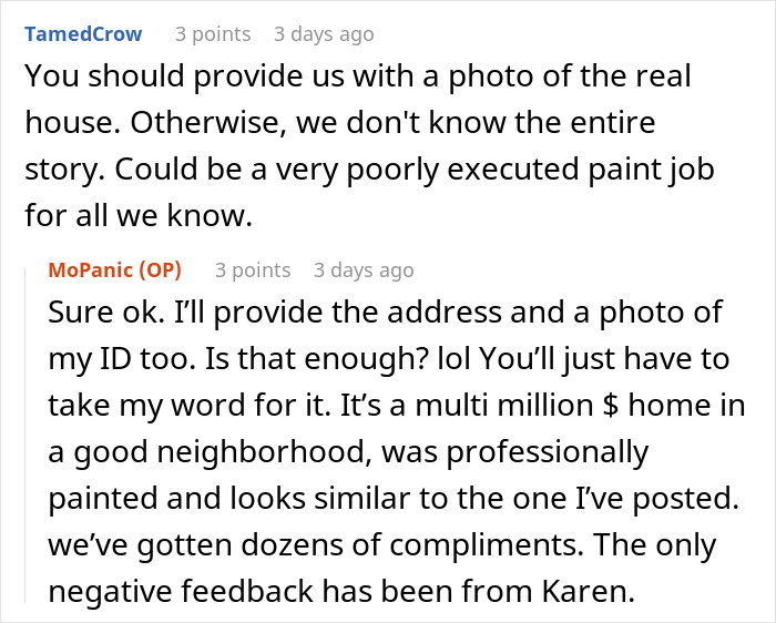 HOA Karen Loses It After Family Paints House Black, Demands Immediate Repaint HOA Karen Loses It After Family Paints House Black, Demands Immediate Repaint