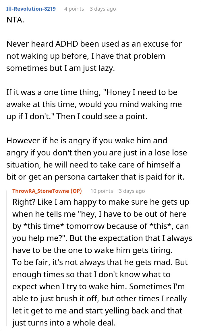 Woman Refuses To Wake BF Up In The Morning, He Almost Loses His Job Over It Woman Refuses To Wake BF Up In The Morning, He Almost Loses His Job Over It