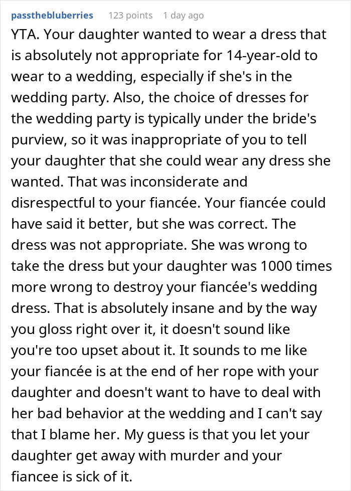 Bride Destroys Stepdaughter’s “Provocative” Dress So She Can’t Wear It, The Payback Makes Her Cry Bride Destroys Stepdaughter’s “Provocative” Dress So She Can’t Wear It, The Payback Makes Her Cry