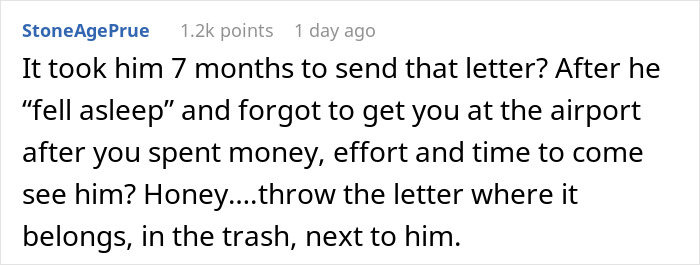Guy Writes Love Letter To GF 7 Months After She Dumped Him For Forgetting Her At Airport Guy Writes Love Letter To GF 7 Months After She Dumped Him For Forgetting Her At Airport