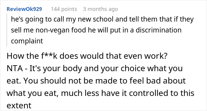 Teen Gets A Huge Lecture For Daring To Break His Vegan Diet And Trying Pizza With Cheese At School Teen Gets A Huge Lecture For Daring To Break His Vegan Diet And Trying Pizza With Cheese At School