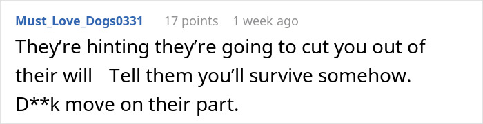 Woman Refuses To Take In Her Parents After They Regretted Pursuing Their Dream, Is Called Selfish Woman Refuses To Take In Her Parents After They Regretted Pursuing Their Dream, Is Called Selfish