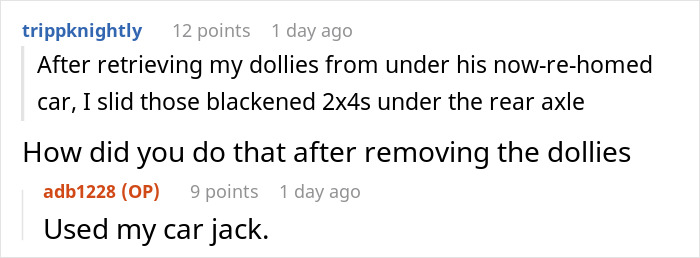 Guy Gets Revenge On Neighbor For His Parking “Crimes”, Leaves Him Scratching His Head For A Week Guy Gets Revenge On Neighbor For His Parking “Crimes”, Leaves Him Scratching His Head For A Week