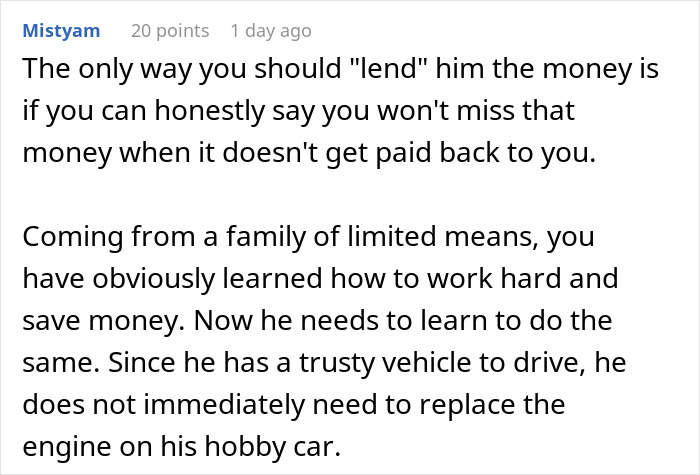Rich BF With Doctor Parents Asks Barista GF For $16K From Her Hard-Earned Savings To Fix His Car Rich BF With Doctor Parents Asks Barista GF For $16K From Her Hard-Earned Savings To Fix His Car