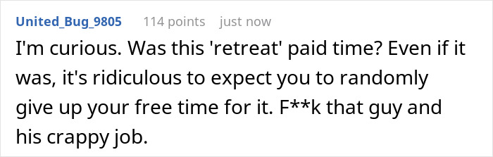 Boss Rages After Guy Spends Weekend With Newly-Married Wife Rather Than Coworkers, He Quits Boss Rages After Guy Spends Weekend With Newly-Married Wife Rather Than Coworkers, He Quits