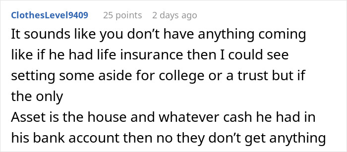 Woman Wants To Get Half Of Ex-Husband’s Inheritance For Kids, Gets A Reality Check From New Wife Woman Wants To Get Half Of Ex-Husband’s Inheritance For Kids, Gets A Reality Check From New Wife