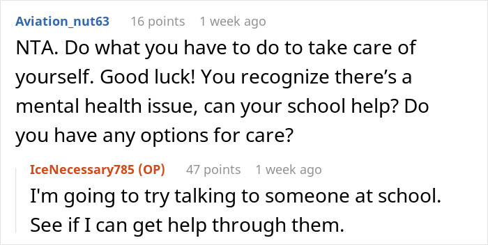 "I Know I'm Mentally Ill": 16YO's Mental Illness Ignored By Dad And Stepmom, She Lashes Out "I Know I'm Mentally Ill": 16YO's Mental Illness Ignored By Dad And Stepmom, She Lashes Out
