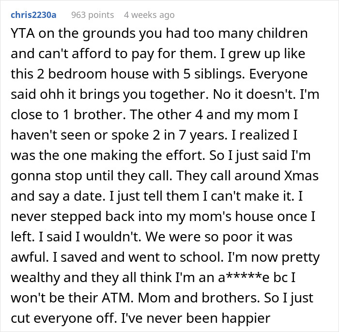 Eldest Son Says He Will Move Out Unless He Gets A Separate Room, Is Told To Pay Rent Eldest Son Says He Will Move Out Unless He Gets A Separate Room, Is Told To Pay Rent