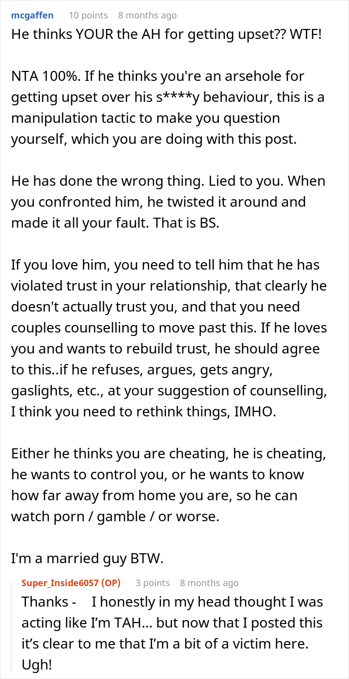 Wife Realizes Husband Doesn't Trust Her After Finding A Surprise In Her Car Wife Realizes Husband Doesn't Trust Her After Finding A Surprise In Her Car