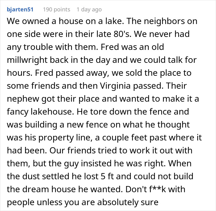 “Should Have Just Let Sleeping Dogs Lie”: Person Makes Neighbor Regret Their Threats “Should Have Just Let Sleeping Dogs Lie”: Person Makes Neighbor Regret Their Threats