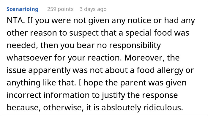 Child Rejects Their Go-To Food After An Harmless Joke At A Birthday Party Child Rejects Their Go-To Food After An Harmless Joke At A Birthday Party