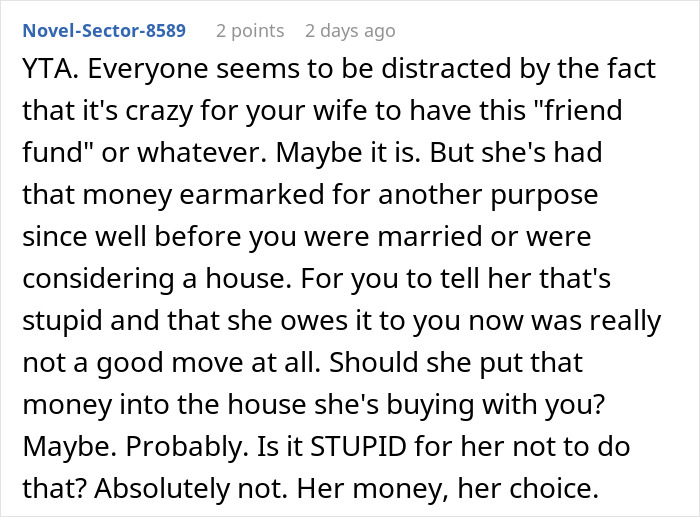 “Your Friend Fund Is Stupid”: Man Asks Wife To Break A Promise To Friends, Wonders If He’s A Jerk “Your Friend Fund Is Stupid”: Man Asks Wife To Break A Promise To Friends, Wonders If He’s A Jerk