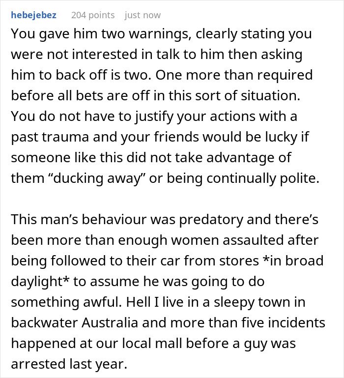 Guy Scares Woman By Following Her Around Store, She Breaks His Nose When He Gets Too Close Guy Scares Woman By Following Her Around Store, She Breaks His Nose When He Gets Too Close