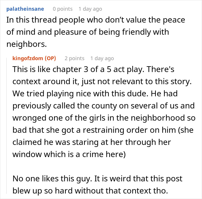 “Should Have Just Let Sleeping Dogs Lie”: Person Makes Neighbor Regret Their Threats “Should Have Just Let Sleeping Dogs Lie”: Person Makes Neighbor Regret Their Threats