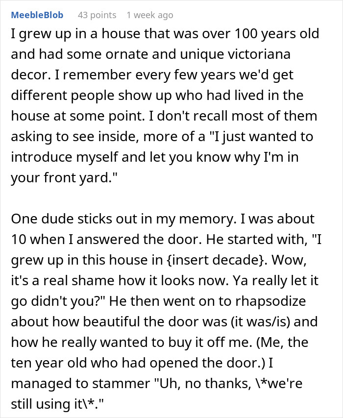 Ex-Homeowners Show Up To See Former House, Get A Reality Check When Woman Doesn't Let Them In Ex-Homeowners Show Up To See Former House, Get A Reality Check When Woman Doesn't Let Them In