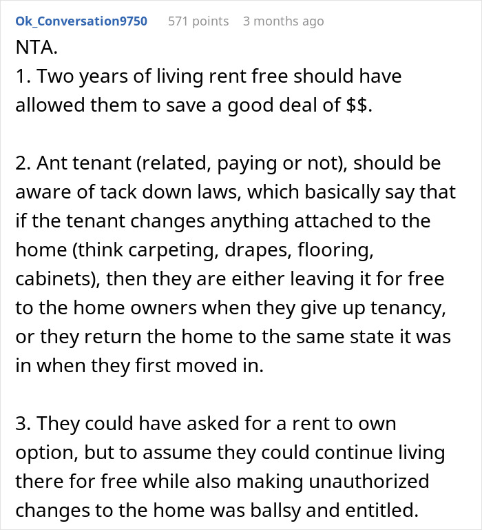 Woman Faces Reality After Parent Wants To Sell Home She’s Been Living Rent-Free In For 2 Years Woman Faces Reality After Parent Wants To Sell Home She’s Been Living Rent-Free In For 2 Years