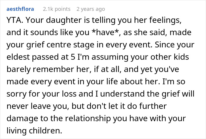 Grieving Mom Insists On Honoring Her Lost Child At Daughter’s Wedding, Gets A Hit Of Reality Grieving Mom Insists On Honoring Her Lost Child At Daughter’s Wedding, Gets A Hit Of Reality
