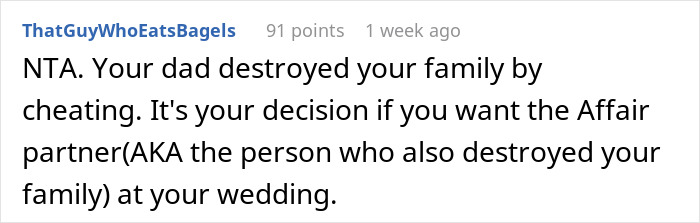Man’s Affair Wrecks Family, Is Shocked New Wife Won’t Be Invited To Daughter’s Wedding Man’s Affair Wrecks Family, Is Shocked New Wife Won’t Be Invited To Daughter’s Wedding