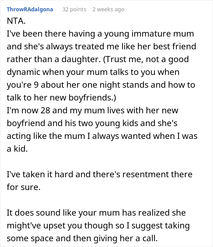 Man Is Beyond Hurt After His Mother Calls Herself A “First Time Mom” After Having A Second Child Man Is Beyond Hurt After His Mother Calls Herself A “First Time Mom” After Having A Second Child