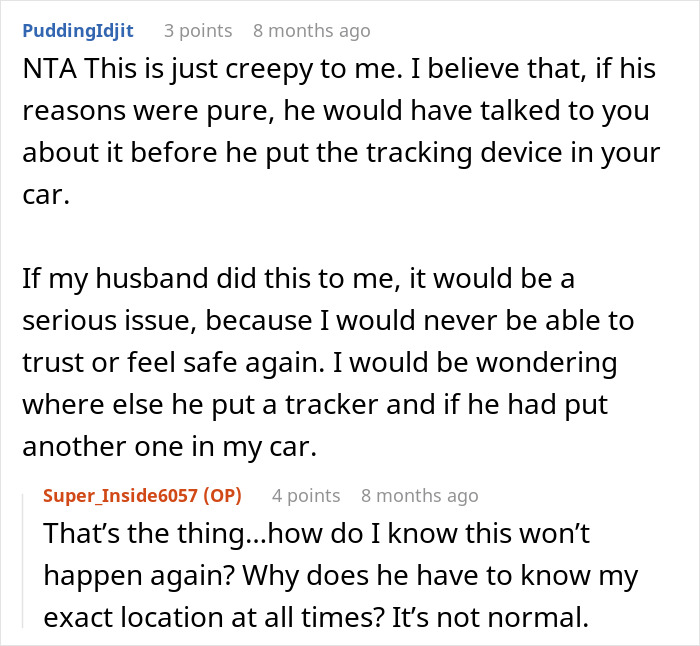 Wife Realizes Husband Doesn't Trust Her After Finding A Surprise In Her Car Wife Realizes Husband Doesn't Trust Her After Finding A Surprise In Her Car