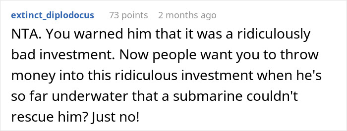 Man Regrets Telling Family About Savings, Now They Want His Money Man Regrets Telling Family About Savings, Now They Want His Money