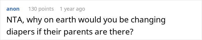 Childfree Woman Gets Called Out For Not Babysitting At Family Events, Gives Them A Reality Check Childfree Woman Gets Called Out For Not Babysitting At Family Events, Gives Them A Reality Check