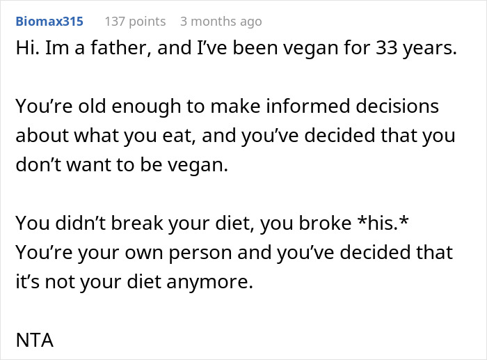 Teen Gets A Huge Lecture For Daring To Break His Vegan Diet And Trying Pizza With Cheese At School Teen Gets A Huge Lecture For Daring To Break His Vegan Diet And Trying Pizza With Cheese At School