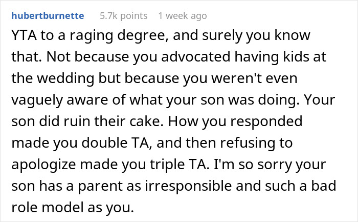 Wedding Drama Ensues After 4YO Ruins Cake With His Hands, Bride Kicks Out Mom, Her Husband And Kid Wedding Drama Ensues After 4YO Ruins Cake With His Hands, Bride Kicks Out Mom, Her Husband And Kid