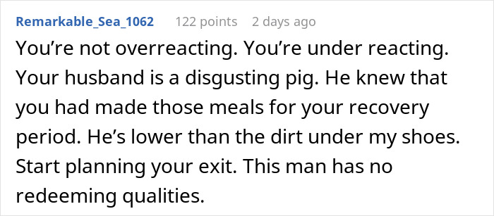 Wife Considers Ending Marriage After Husband Eats Her Carefully Prepared Surgery Recovery Food Wife Considers Ending Marriage After Husband Eats Her Carefully Prepared Surgery Recovery Food