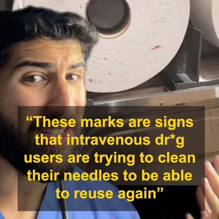 Viral Pic Of Bloody Toilet Paper Soiled By Drug Users Sparks HIV Misinformation, Doctor Reacts Viral Pic Of Bloody Toilet Paper Soiled By Drug Users Sparks HIV Misinformation, Doctor Reacts