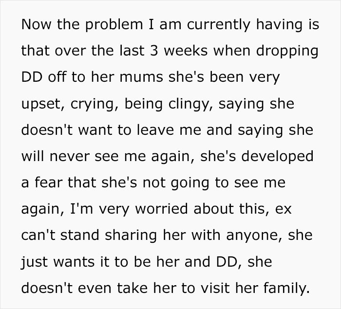 Panicking Dad Goes Online To Ask How He Should Prevent Ex From Moving Away With Their Daughter Panicking Dad Goes Online To Ask How He Should Prevent Ex From Moving Away With Their Daughter