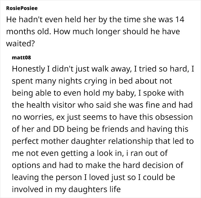 Panicking Dad Goes Online To Ask How He Should Prevent Ex From Moving Away With Their Daughter Panicking Dad Goes Online To Ask How He Should Prevent Ex From Moving Away With Their Daughter