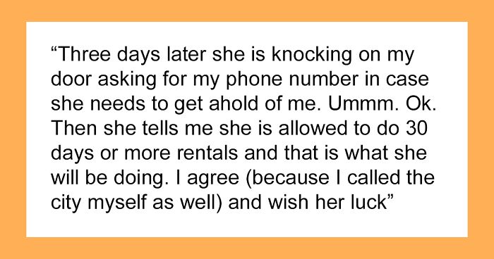 “Sorry Pumpkin”: Helpful Homeowner Reaches Her Limit After Enduring The Most Entitled Neighbors