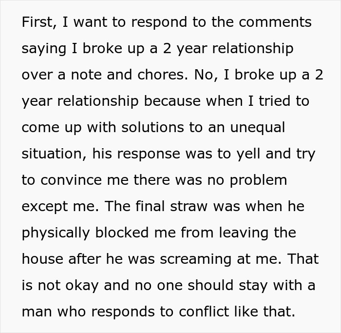 Woman Finds BF's Ex's Warning Note In His House, It Leads To Them Breaking Up Woman Finds BF's Ex's Warning Note In His House, It Leads To Them Breaking Up