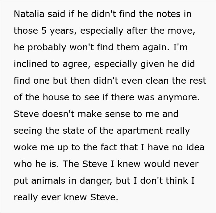 Woman Finds BF's Ex's Warning Note In His House, It Leads To Them Breaking Up Woman Finds BF's Ex's Warning Note In His House, It Leads To Them Breaking Up