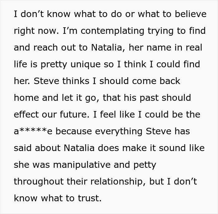 Woman Finds BF's Ex's Warning Note In His House, It Leads To Them Breaking Up Woman Finds BF's Ex's Warning Note In His House, It Leads To Them Breaking Up