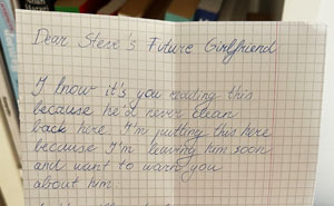 Woman Finds BF’s Ex’s Warning Note In His House, It Leads To Them Breaking Up