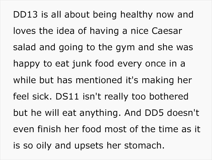Mom Calls Out Ex-Husband For Giving Kids Unhealthy Meals Instead Of Cooking Mom Calls Out Ex-Husband For Giving Kids Unhealthy Meals Instead Of Cooking