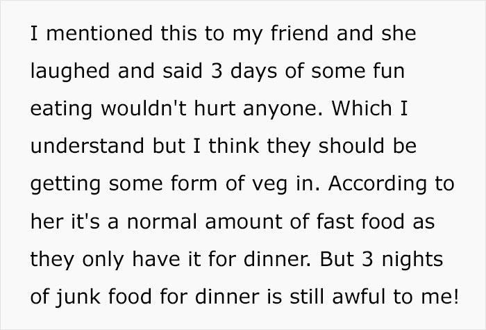 Mom Calls Out Ex-Husband For Giving Kids Unhealthy Meals Instead Of Cooking Mom Calls Out Ex-Husband For Giving Kids Unhealthy Meals Instead Of Cooking