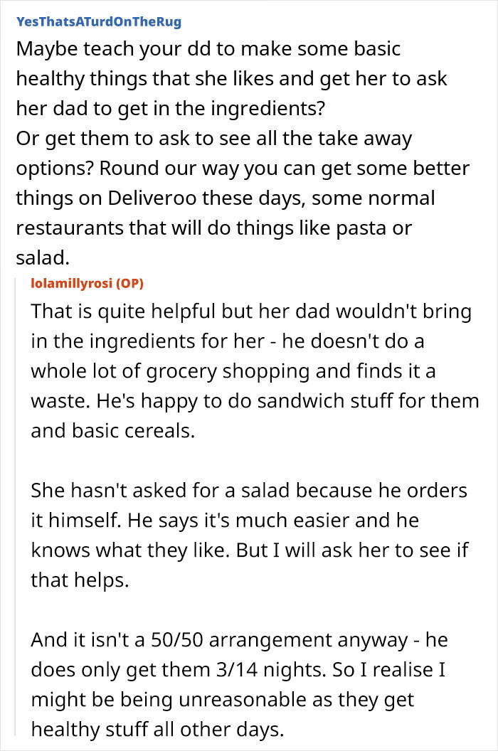 Mom Calls Out Ex-Husband For Giving Kids Unhealthy Meals Instead Of Cooking Mom Calls Out Ex-Husband For Giving Kids Unhealthy Meals Instead Of Cooking