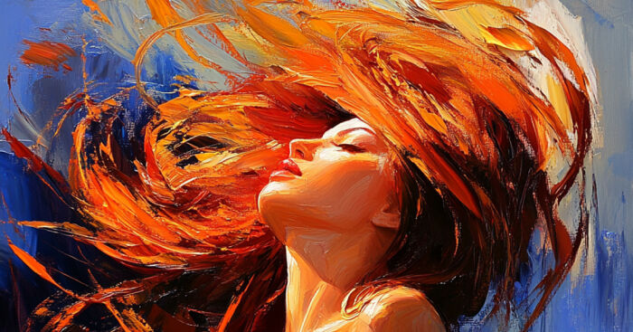 My Pretty Woman Aesthetic Paintings (4 Pics)