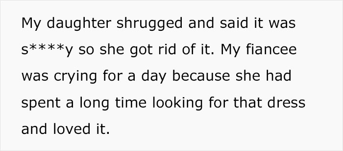 Bride Destroys Stepdaughter’s “Provocative” Dress So She Can’t Wear It, The Payback Makes Her Cry Bride Destroys Stepdaughter’s “Provocative” Dress So She Can’t Wear It, The Payback Makes Her Cry