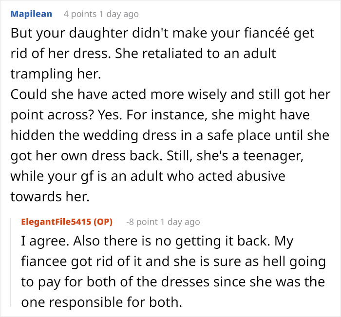 Bride Destroys Stepdaughter’s “Provocative” Dress So She Can’t Wear It, The Payback Makes Her Cry Bride Destroys Stepdaughter’s “Provocative” Dress So She Can’t Wear It, The Payback Makes Her Cry