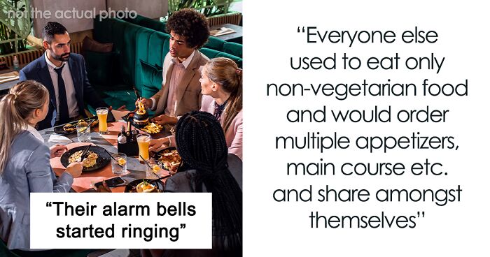 Guy Starts Ordering A Lot Of Food After Coworkers Refuse To Stop Splitting The Bill