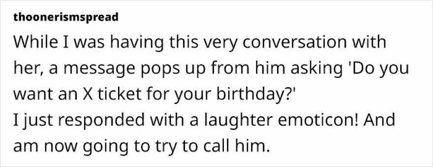 Woman Is Puzzled After Friend Doesn’t Buy Her A Ticket With No Warning After Doing It For 17 Years Woman Is Puzzled After Friend Doesn’t Buy Her A Ticket With No Warning After Doing It For 17 Years