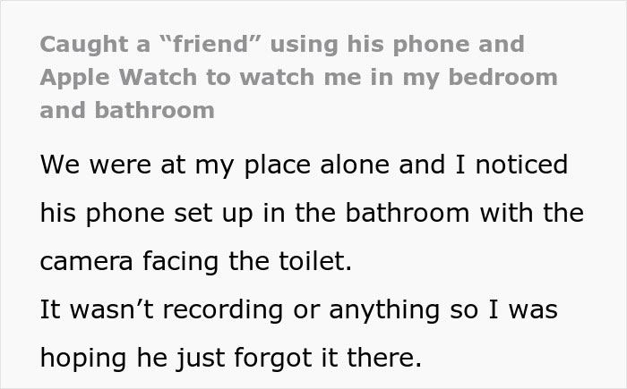 Woman Takes Action After Friend’s Creepy Behavior Leaves Her Shaken: “Went To The Police” Woman Takes Action After Friend’s Creepy Behavior Leaves Her Shaken: “Went To The Police”