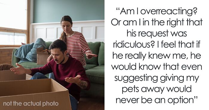BF Expects GF To Give Away Her Pets To Move In With Him, She Considers Ending The Relationship