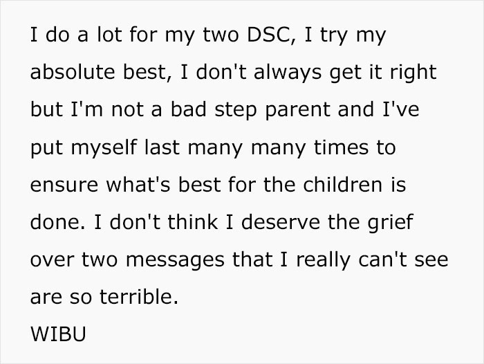 Stepmom Vents To Friends About Raising Stepkids, Husband Sees Her Messages And Loses It Stepmom Vents To Friends About Raising Stepkids, Husband Sees Her Messages And Loses It